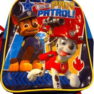 Call the Paw Patrol Boys 12" Blue Backpack